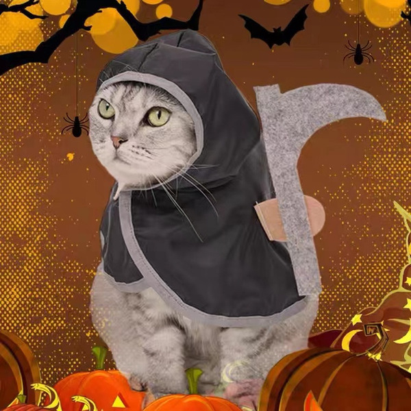 best halloween costume for pets Grim Reaper