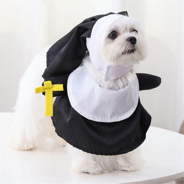 best halloween costume for pets Dog Nun