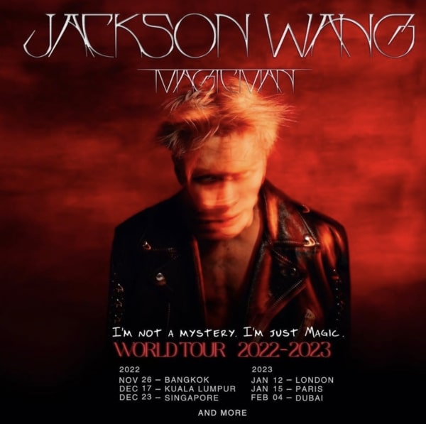 jackson wang concert singapore 2022