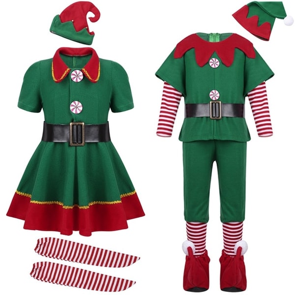 christmas elf costume for men and women