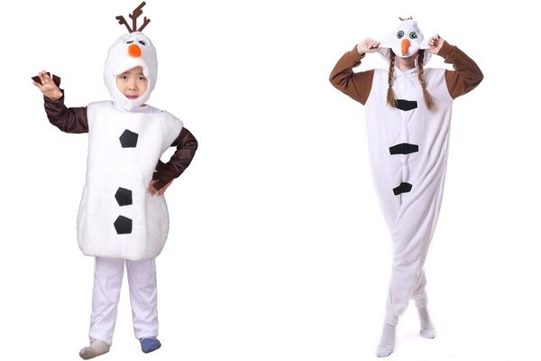 christmas costume ideas olaf snowman onesies