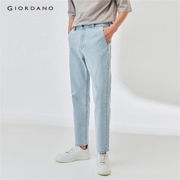 Giordano Men Loose Fit Ankle-length Jeans