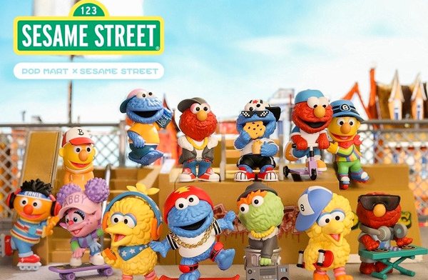 best popmart figurines Sesame Street Street Series