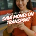save money on transport budget ideas