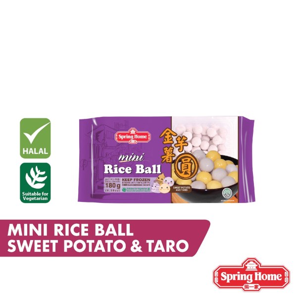 Sweet Potato & Taro Mini Rice Ball