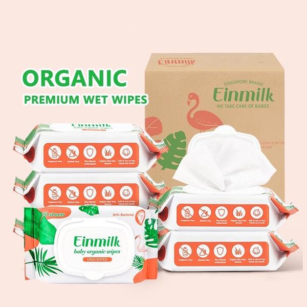 Einmilk Premium Organic Wet Wipes