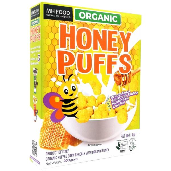 organic honey puffs