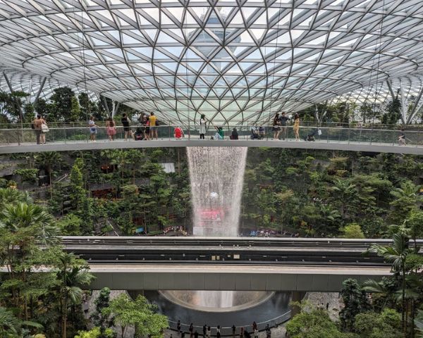 things to do in changi airport canopy bridge jewel