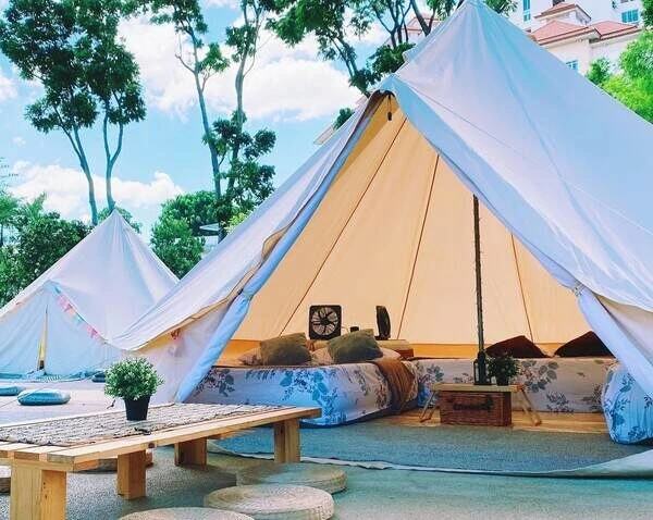 best glamping Singapore 