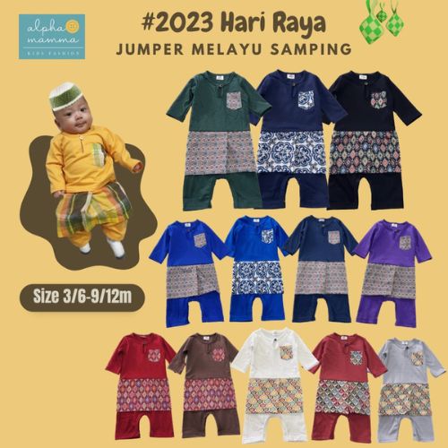 Baby Baju Raya Romper