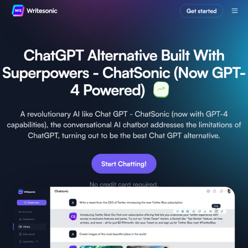 Chatsonic best ChatGPT alternatives