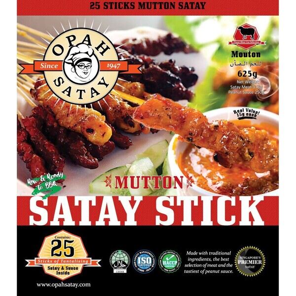 Opah Satay best halal satay delivery singapore