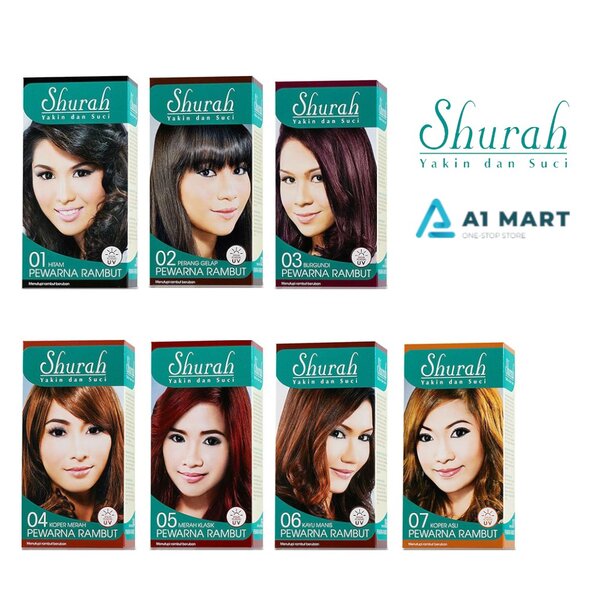 Shurah hair colouring halal hair dye singapore
