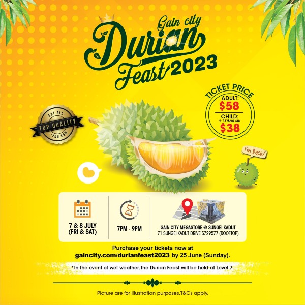 Gain City Durian Feast