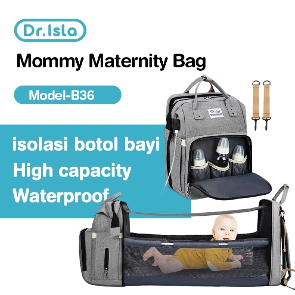 Dr. Isla Multi-Functional Diaper Bag - best diaper backpack singapore