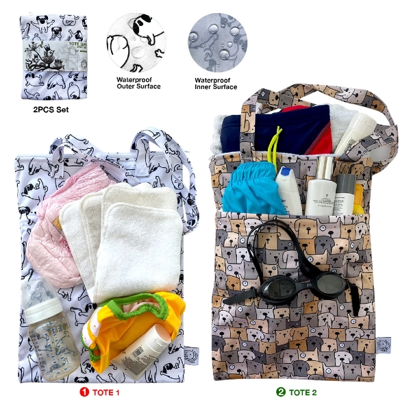 FLOCK THREE Wet Dry Bag - best diaper bag singapore