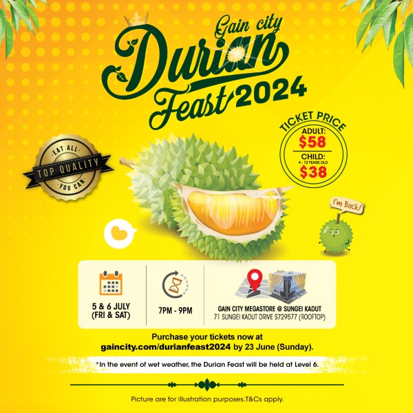 Gain City Durian Feast