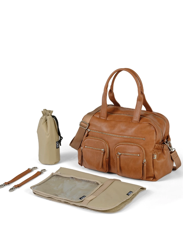 OiOi Carry All Nappy Bag in Tan - best diaper bag singapore