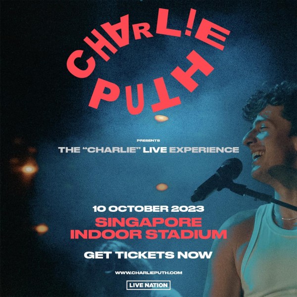 upcoming concert singapore 2023 Charlie Puth