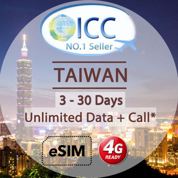 ICC Taiwan Prepaid eSIM