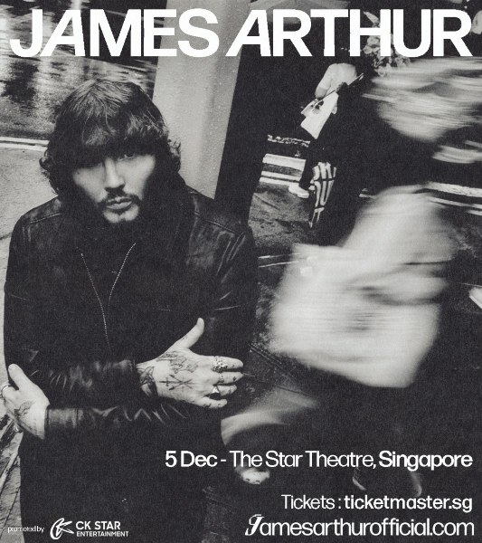 upcoming concert singapore 2023 James Arthur
