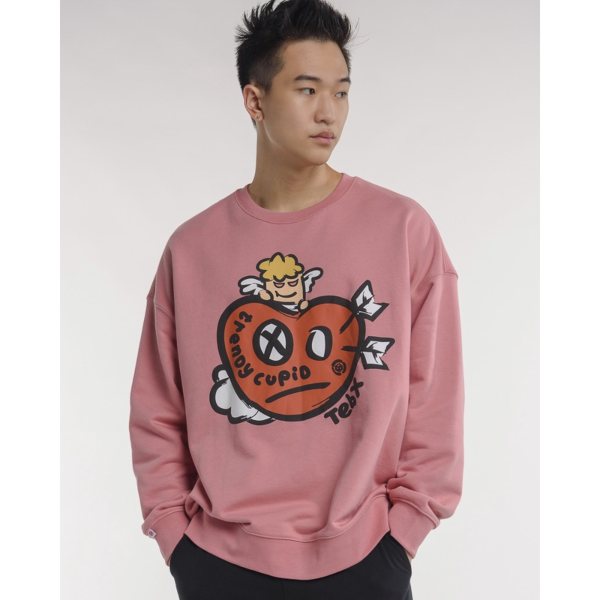 Yishion Men TEEBOX Solid Colour Sweater