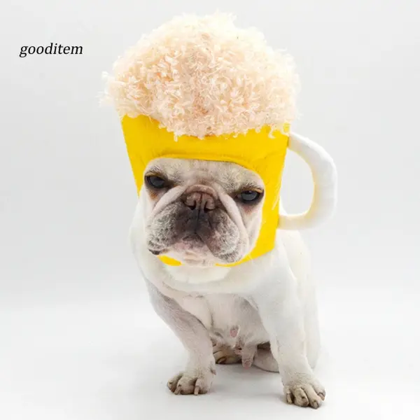 Beer hat for dog cat pets