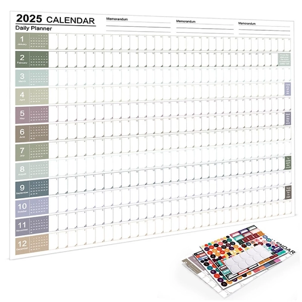 2025 Yearly Wall Calendar - best 2025 planners singapore