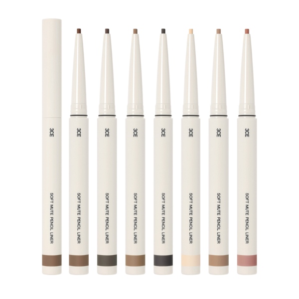 best eyeliners singapore 3CE Soft Mute Pencil Liner