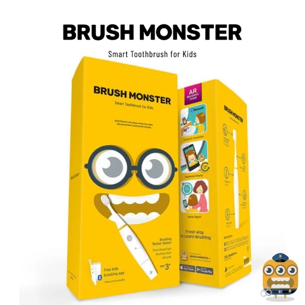 BRUSH MONSTER AR Kids Electric Toothbrush - best kids electric toothbrush