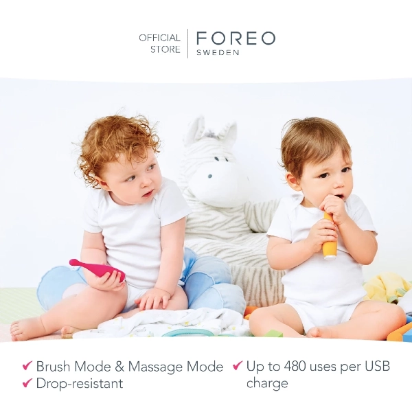 FOREO ISSA Mikro Silicone Sonic Electric Toothbrush - best kids electric toothbrush