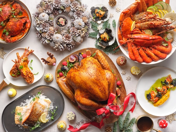 Singapore Marriott Tang Plaza Hotel - affordable christmas dinner delivery singapore