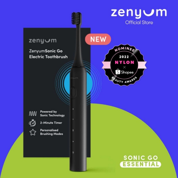 zenyum sonic go essential travel electric toothbrush