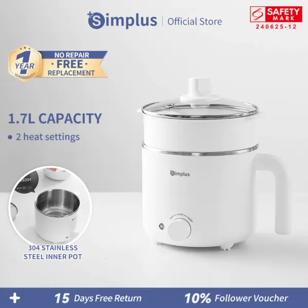 Simplus Electric Cooker With Steamer