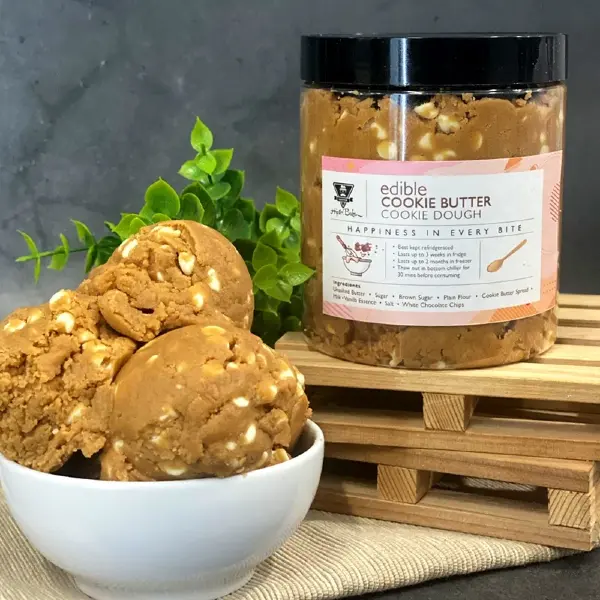 best halal snacks singapore 2025 - Edible Cookie Dough from Hipster Bakes