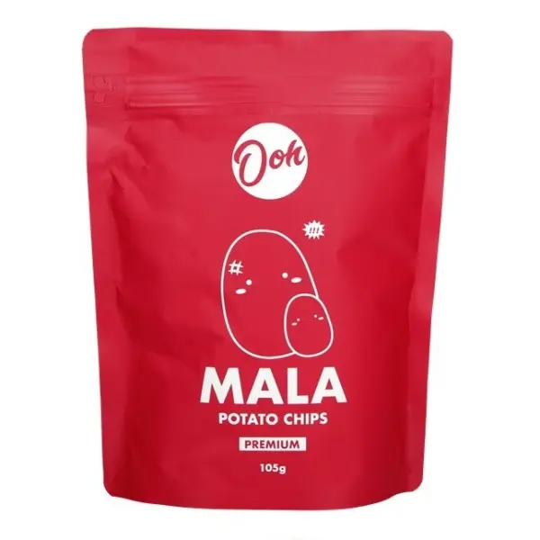 best halal snacks singapore 2025 - MALA Potato Chips from Ooh