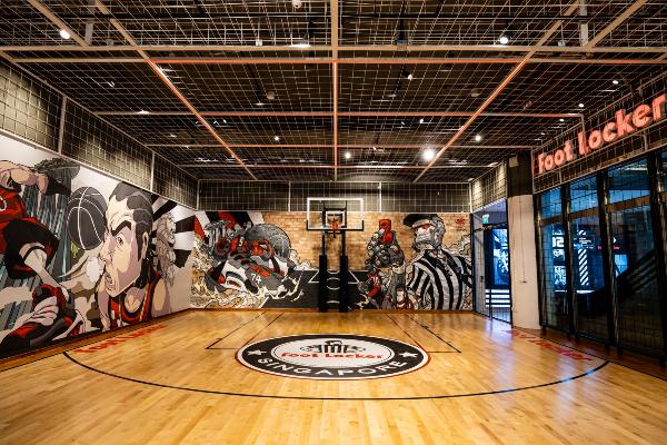 foot locker indoor basketball court singapore
