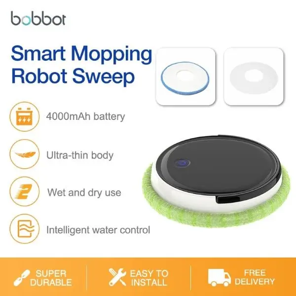 Bobbot Mopping Robot Sweep Cleaner best robot vacuum singapore