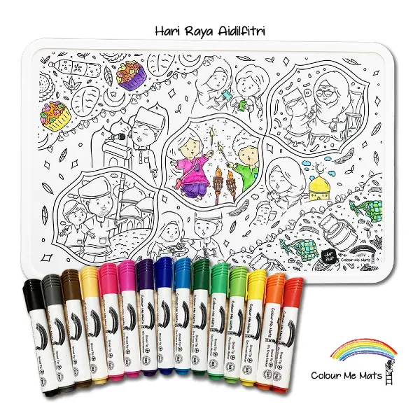 Hari Raya Gift Ideas 2025 - Colouring Mat