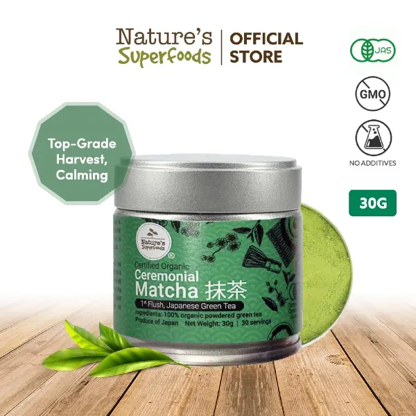 Hari Raya Gift Ideas 2025 - Nature's Superfoods Organic Ceremonial Matcha Powder