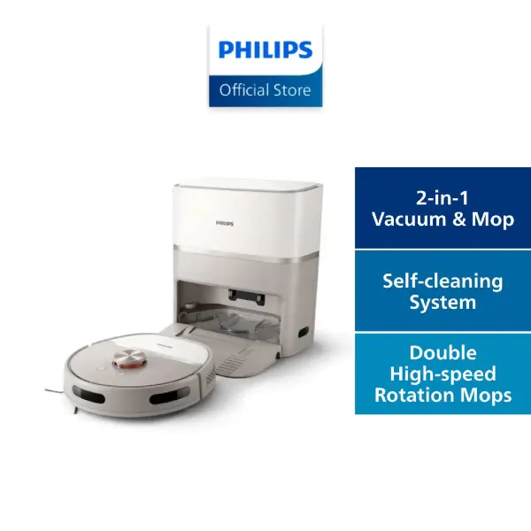 PHILIPS 2-in-1 Wet & Dry Vacuum & Mop Robot Vacuum best robot vacuum singapore