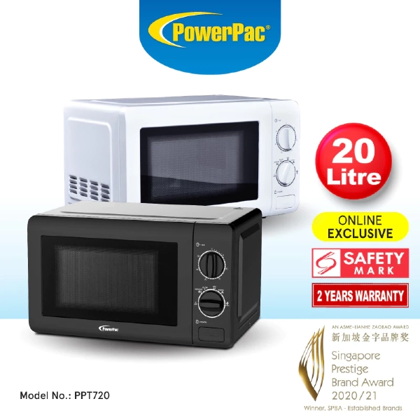 PowerPac 20L PPT720 Microwave Oven - best microwave oven singapore