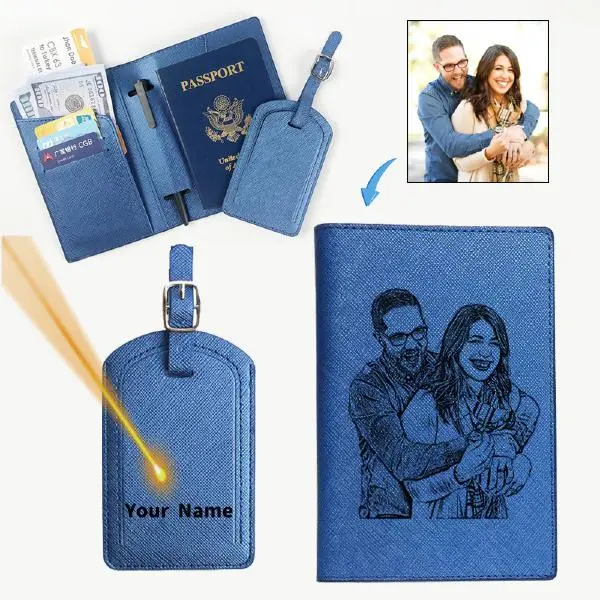 Best Mother's Day Gift Ideas in Singapore - Personalised Photo Passport Holder and Luggage Tag