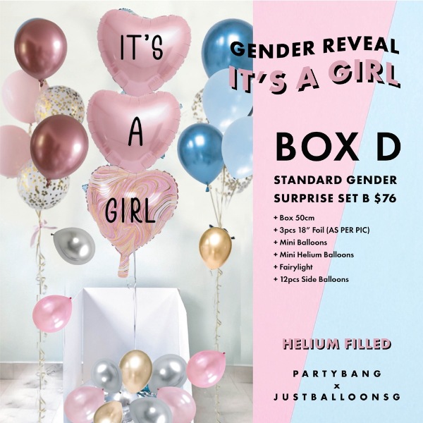 Gender Reveal Large Surprise Box