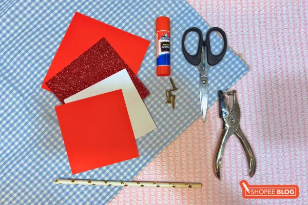 preschool national day craft ideas - materials you need to make a pinwheel