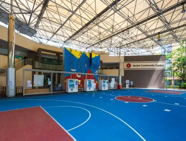 bedok community centre - sheltered basketball court singapore