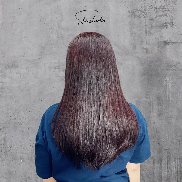 Shin Studio dyed hair long women