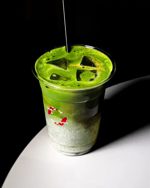 calligraph coffee matcha