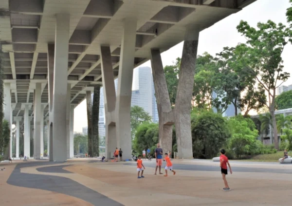 bay east gardens under benjamin sheares bridge where to watch the ndp fireworks