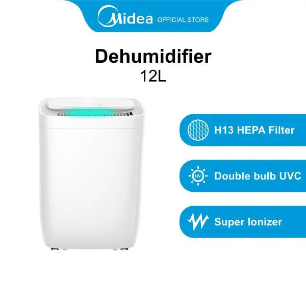 Midea MDDQ1-12DEN7 2-in-1 Dehumidifier + Air Purifier best dehumidifiers singapore